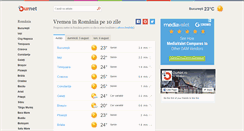 Desktop Screenshot of meteo.ournet.ro